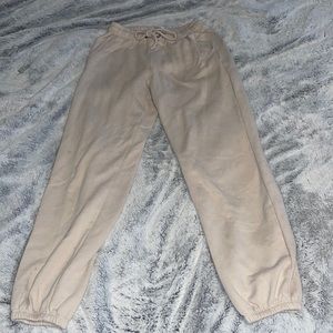 Abercrombie and Fitch XS Beige Sweatpants
